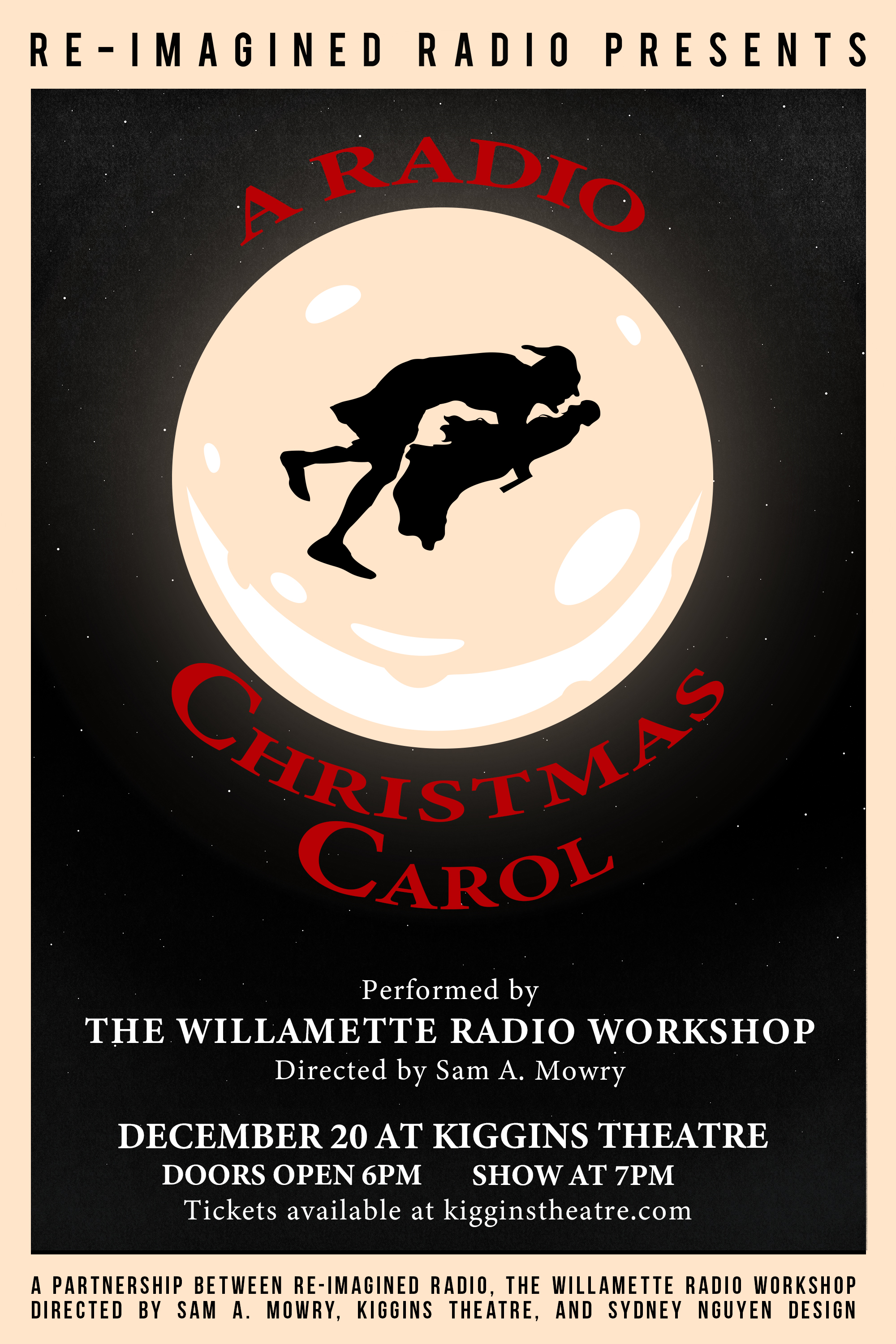 A Radio Christmas Carol full poster 2023
