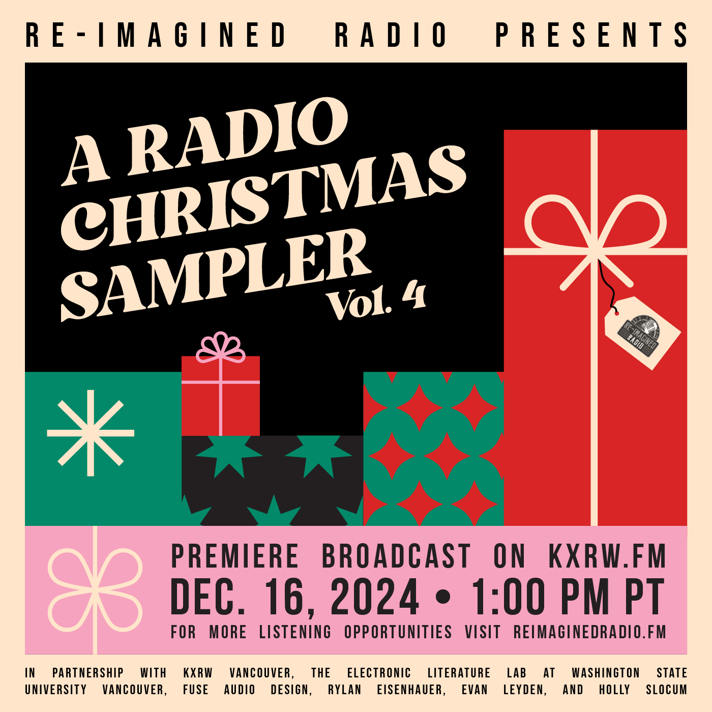 A Radio Christmas Carol square poster 2024