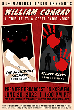 William Conrad Tribute web poster 2022